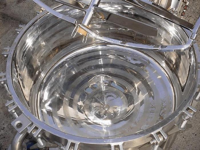 Used 100 GALLON LEE DOUBLE MOTION VACUUM PROCESSOR – S/S – VACUUM