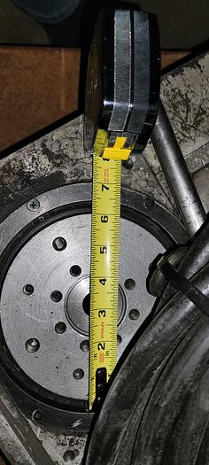 Used MMK MATSUMOTO 4th Axis ROTARY TABLE INDEXER, MDE 150R-31 6" diameter 17 &7pin connectors(300)