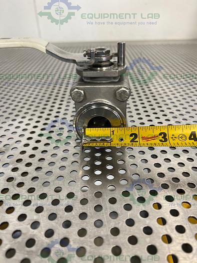 Used SVF -F. C. I.  SB79999ATTR Ball Valve w/ 1" Sanitary Fitting