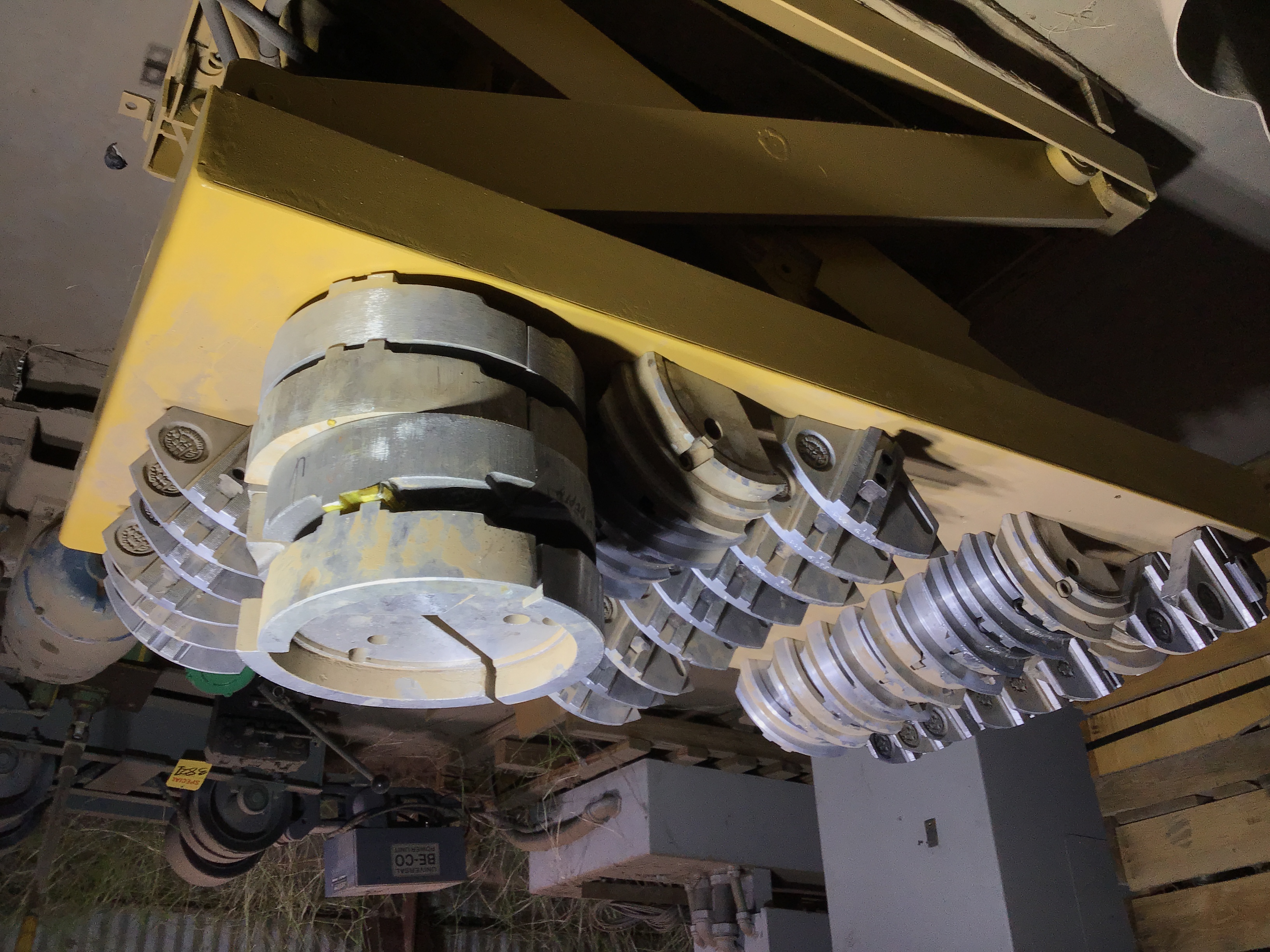 Used Abbott Aluminum Pie Jaw Sets; Mdl KTT10P  19 Sets