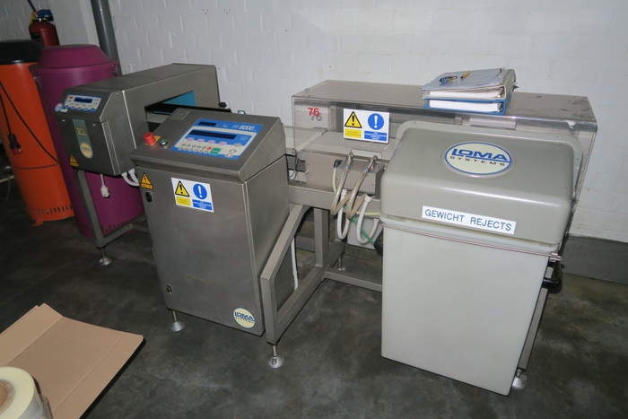 Used LOMA COMBINATION METAL DETECTOR & CHECKWEIGHER