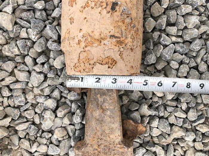 Used 4-1/2" OD x 17' L Cable Tool Rig Well Bailer