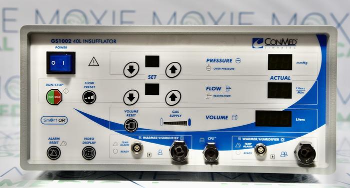 Used Conmed Linvatec GS1002 40L Dual Port Abdominal Insufflator