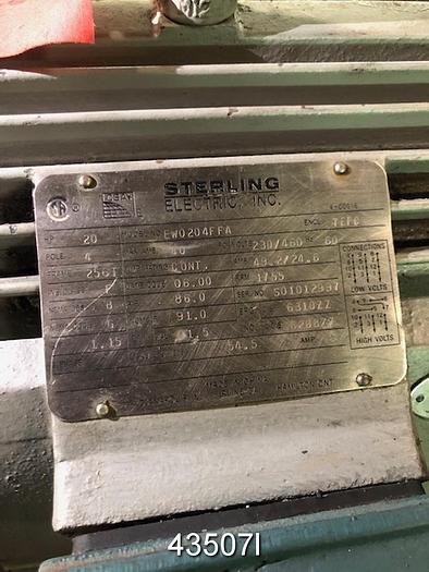 Used James Brinkley Roll Splitter, 66" Knife Length, 60" Roll Diameter #43507