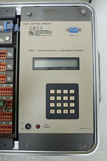 Used Campbell Scientific CR7 Measurement Control System 700X I/O Module w/ Cable