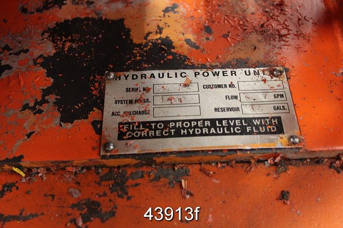 Used Industrial Research & Engineering Inc. Port-O-Cut Roll Splitter, 32" Stroke #43913