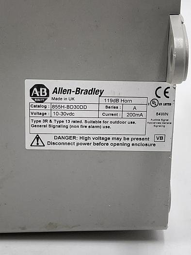 Used Allen-Bradley Allen-Bradley 855H-BD30DD Ser A