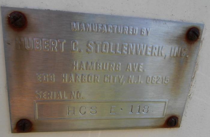 Used Press, Platen, Juice, 36" x 36", S/st, Stollenwerk, #S738951