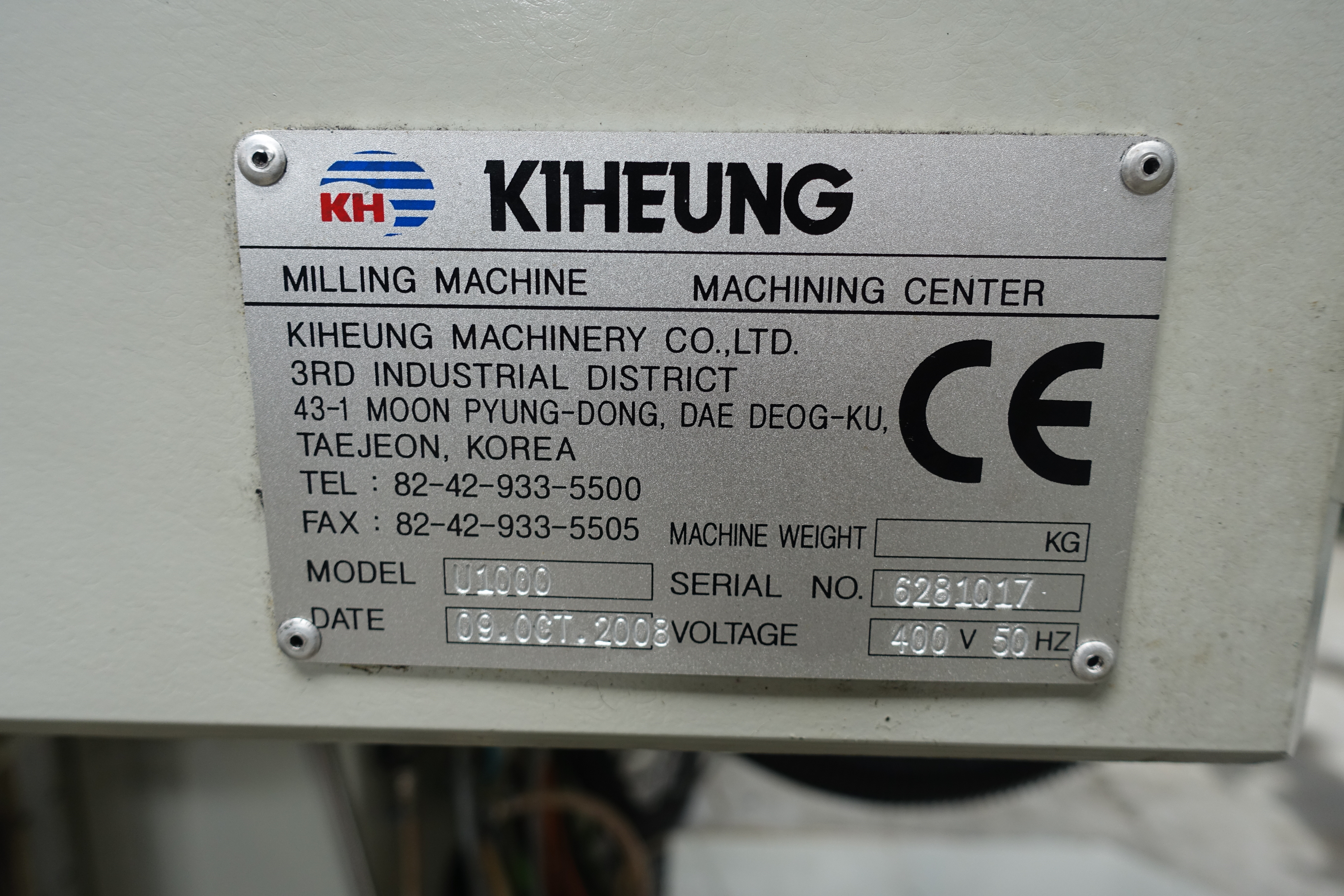 Usado 2008 KIHEUN U1000