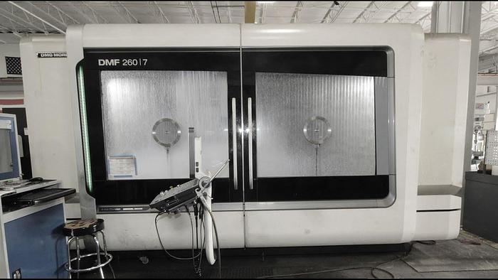 Used 2017 DMG Mori Dmf 260-7 Linear 5-Axis Vertical Machining Center