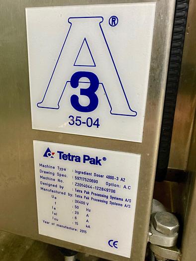 Used TETRA PAK INGREDIENT DOSER 4000 (2015)