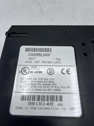 Used GE Fanuc IC693MDL645F