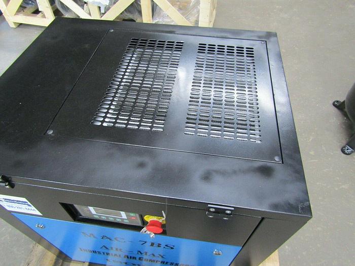 Air-Max MAC-7BSVSD2 7.5hp. 1 ph. Rotary Screw Air Compressor 12 Year Warranty