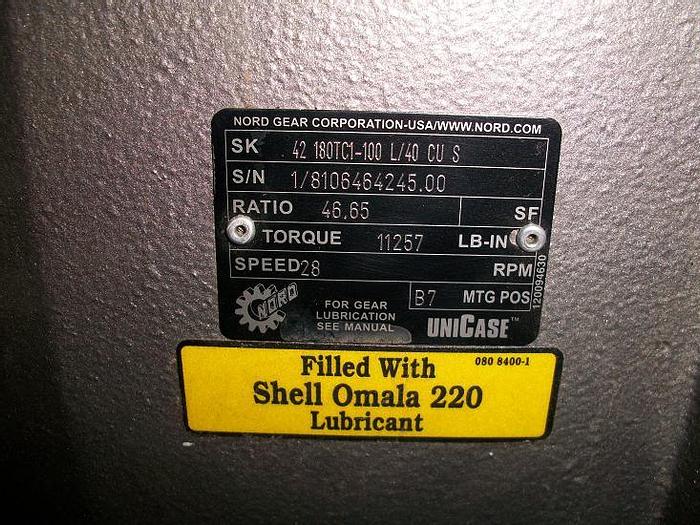 Used Unused Nord Unicase Gear Reducer