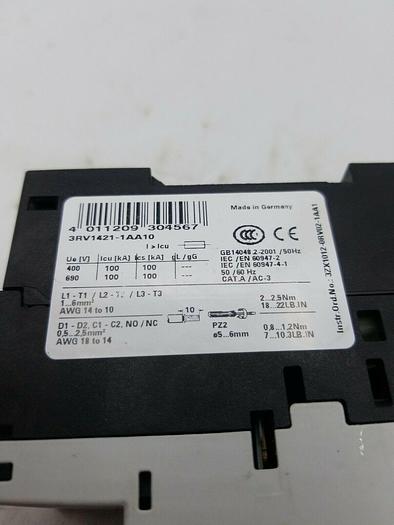 Used Siemens 3RV1421-1AA10