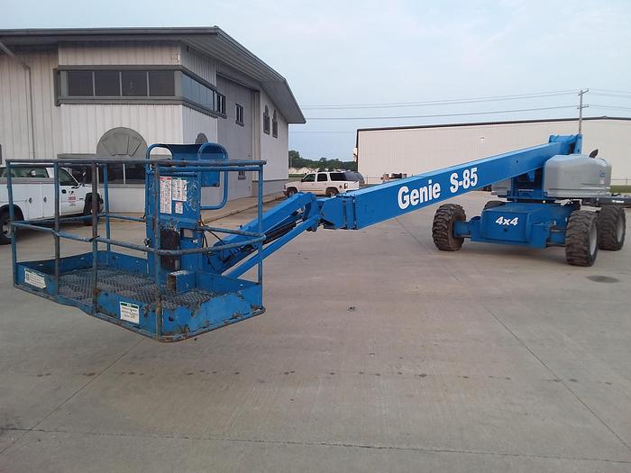 Used 2007 GENIE S-85 4WD Diesel Straight Boom