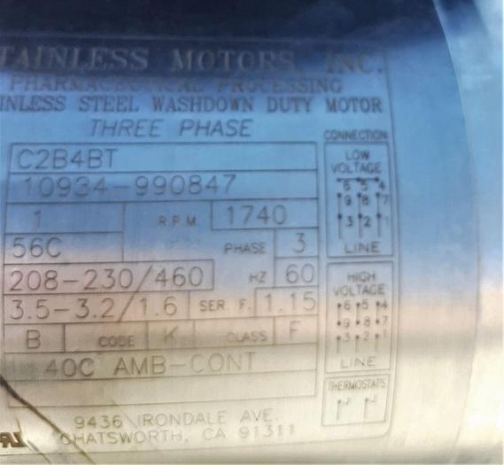 Used Reactor, 793 Gallon, 316L S/st, Jkt, 50 PSI, Agit, A #S744212