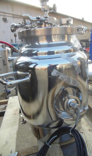 Used Reactor, 4 Gallon, 316 S/ST, Jkt, Agit, 10"x10", 40 PSI, #S742774