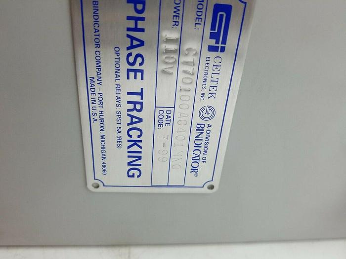 Used Celtek CT70100A0401MN0. LM7000 LEVEL MONITOR