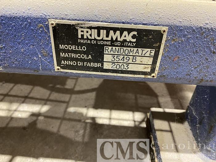 Used 2003 Fruilmac Randomat E