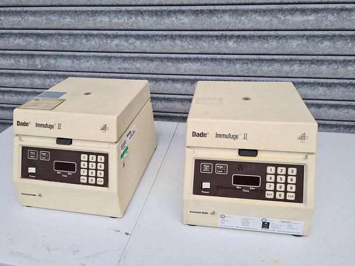 Used Dade Immufuge II Centrifuge