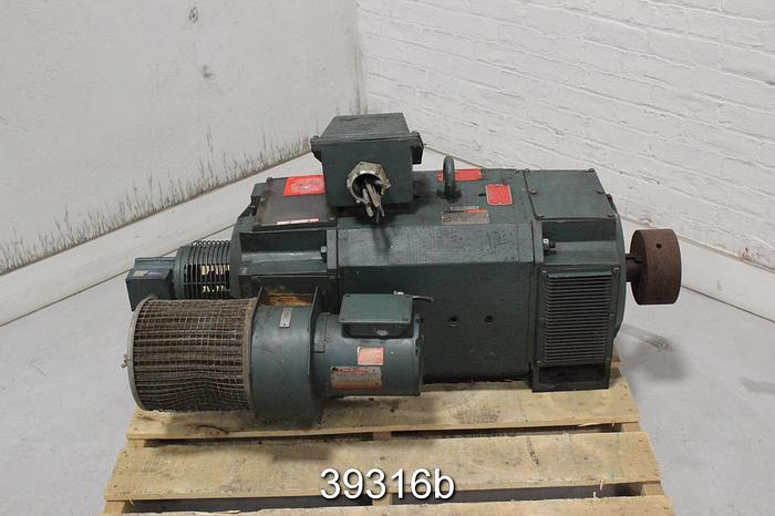 Used Reliance 60 HP DC Motor, 850/1250 RPM, 500 Volts #39316