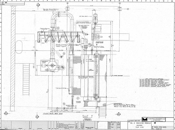 Used Voith  Pressurized Headbox, 151" Wire Width, 30" Pond, With Two Rectifier Rolls, Bunched Tube Header, 153" Face Header And 24 Manual Profile Jacks, Reel Trim 138" Basis Weight Range 37# To 210# #26587
