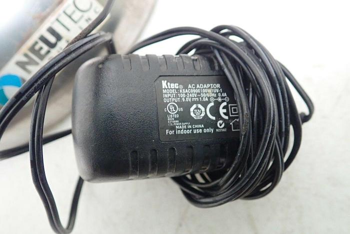 Used Lot of 2 Biotool NeuTec LabFlame IR Laboratory Bunsen Burners with AC Adaptor