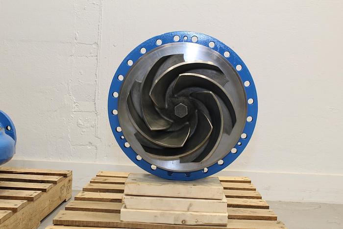 Used Goulds 3196 6x8x15 Pump, Stainless Steel Casing #43745