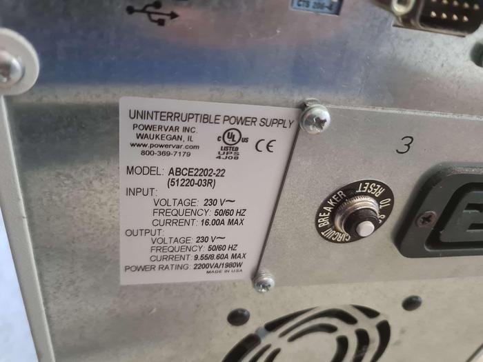 Used Powervar ABCE2202-22 UPS Uninteruptable power supply 