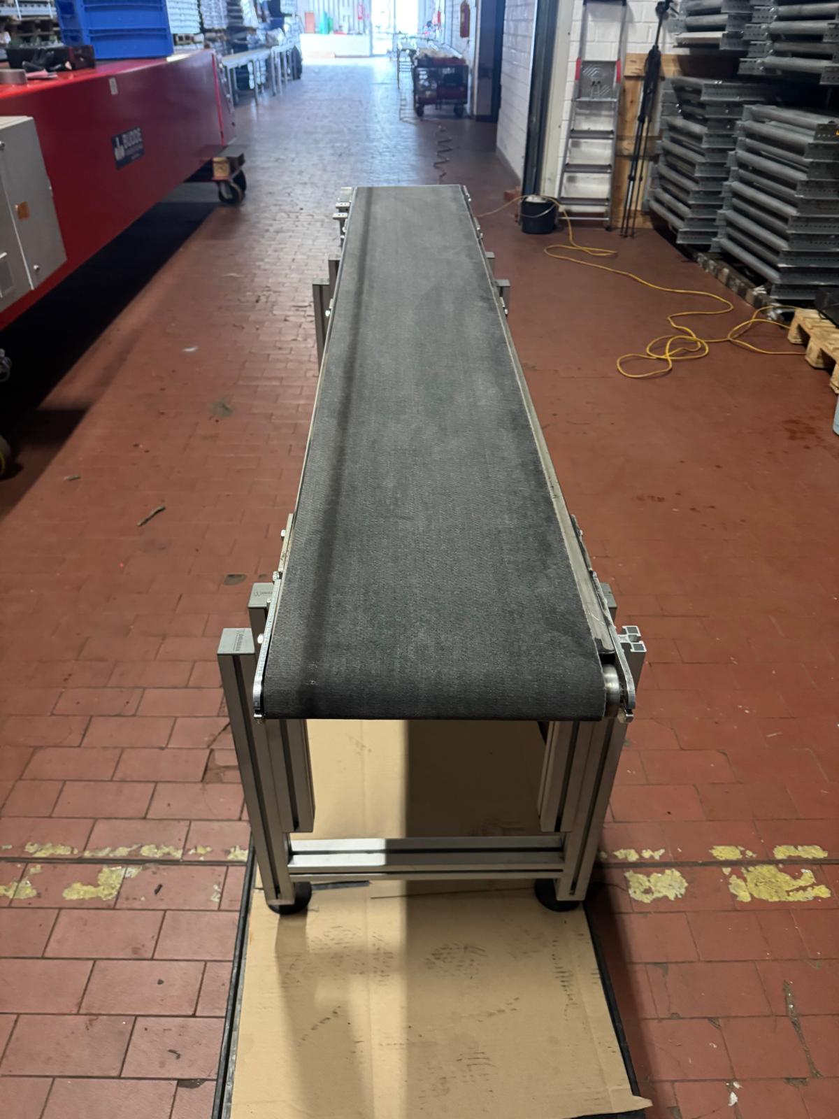 Used Schunk Fördertechnik GmbH, 2060 mm Gurtbandförderer, Gurtband, Förderband