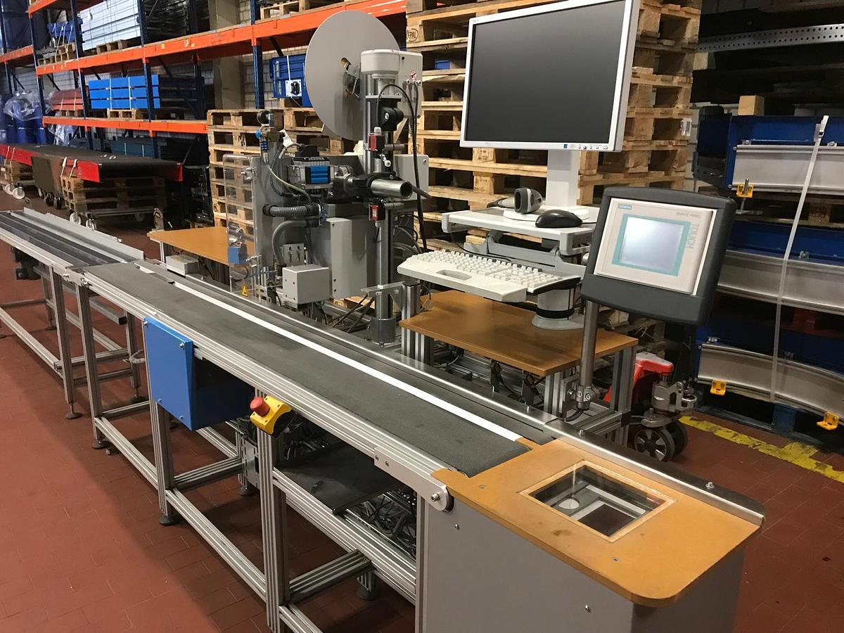 Used Etikettierautomat/Auszeichnungsanlage SRD Stano-/Alone-Line