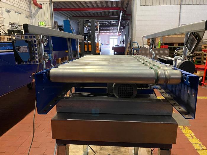 Gebraucht Soehnle Waage/Fördertechnik Waage, Modell: SNR215158 inklusive Motor und Rollenbahn Overbeck 