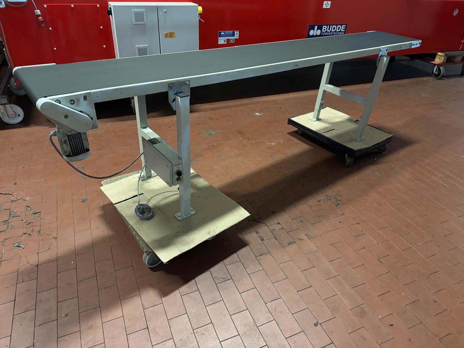 Used Schunk Gurtbandförderer, Gurtband, Förderband 3070 mm