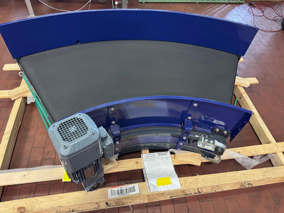 Used Vanderlande Gurtbandkurve 45 Grad 