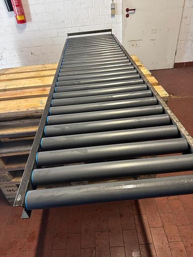 Used Rollenbahn/ Rollen/ Förderbahn mit Plastik Rollen