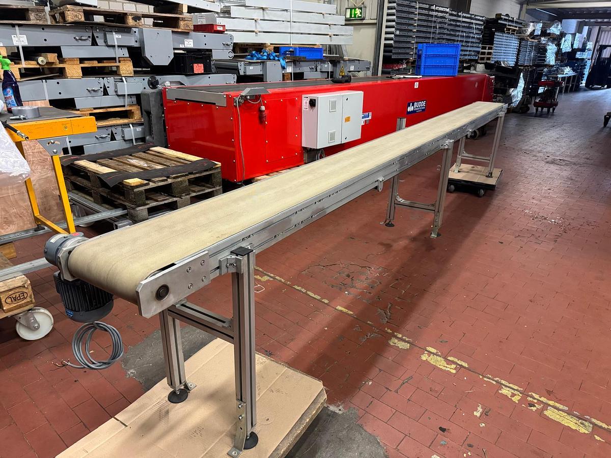 Used 2010 Schunk Fördertechnik GmbH Gurtbandförderer, Förderband, Gurtband 5110 mm