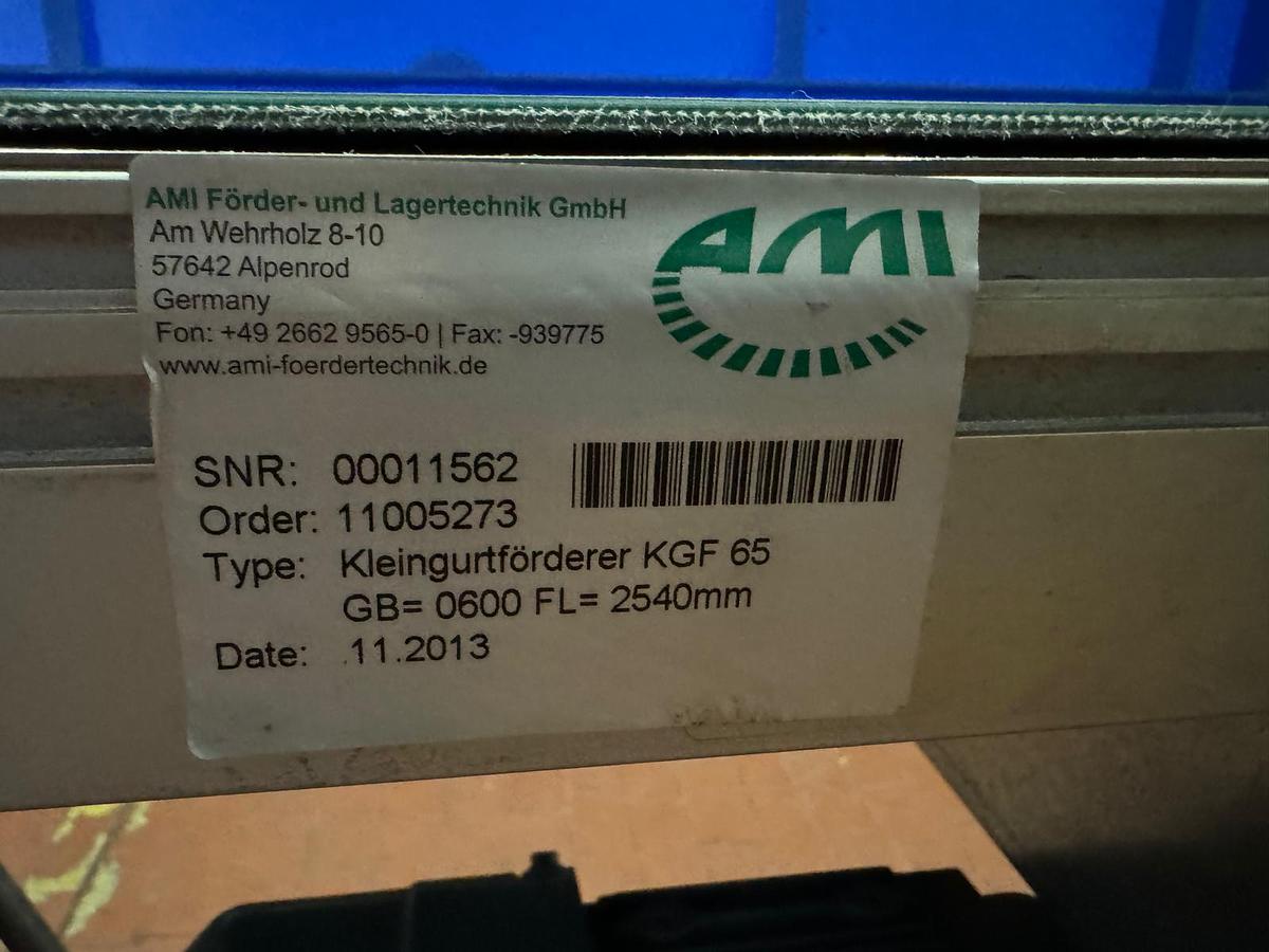 Used 2013 AMI Fördertechnik Rollenbahn, Förderband mit Antrieb KGF95
