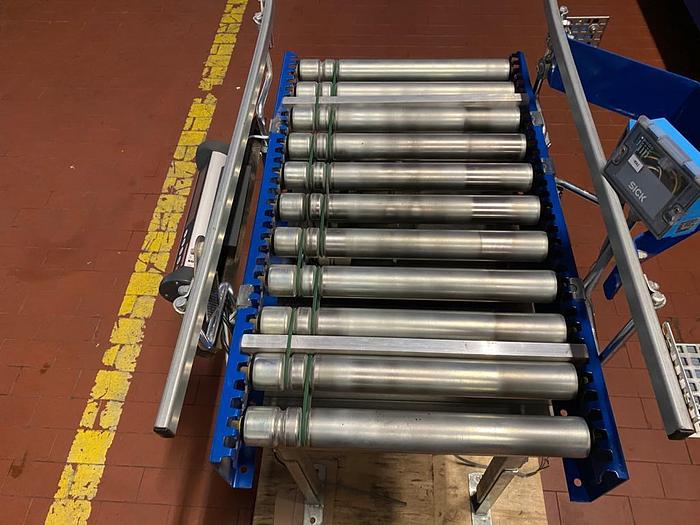 Gebraucht Soehnle Waage/Fördertechnik Waage, Modell: SNR215158 inklusive Motor und Rollenbahn Overbeck 