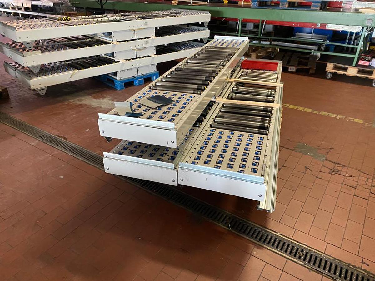 Used Rollenbahn, Arbeitstisch, Fördertechnik mit Antrieb/AMI Fördertechnik