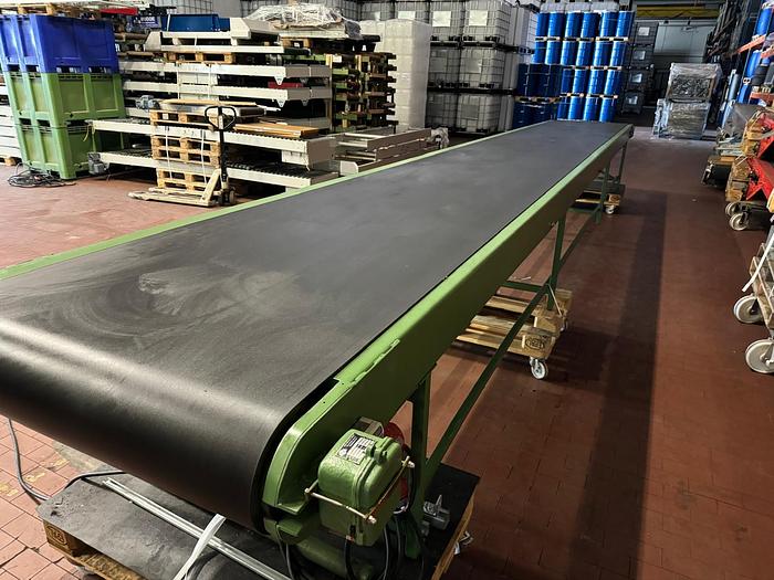 Gebraucht 8,12 Meter Förderband/ Gurtband/ Fördertechnik motorisiert