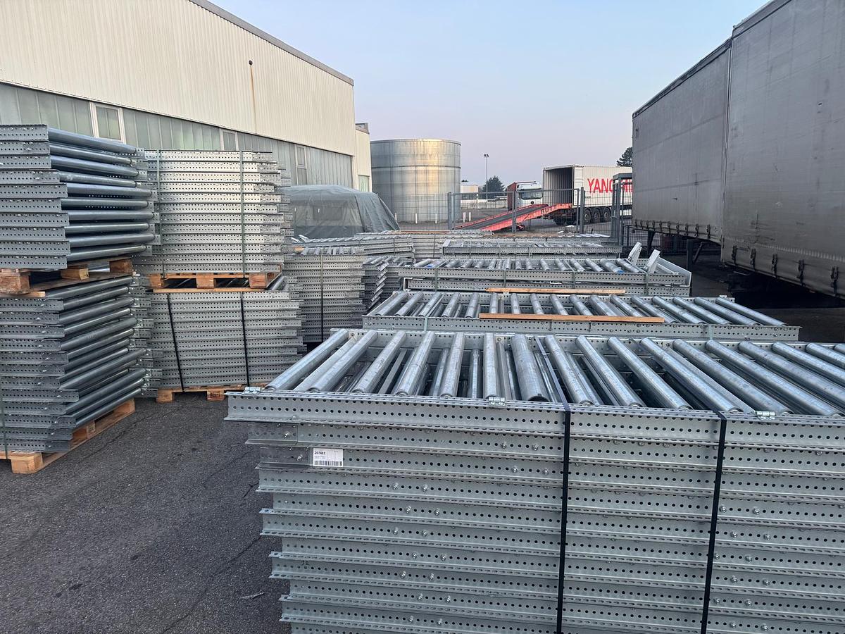 Used Palettenrollenbahn, Rollenförderbahn, Rollenbahn