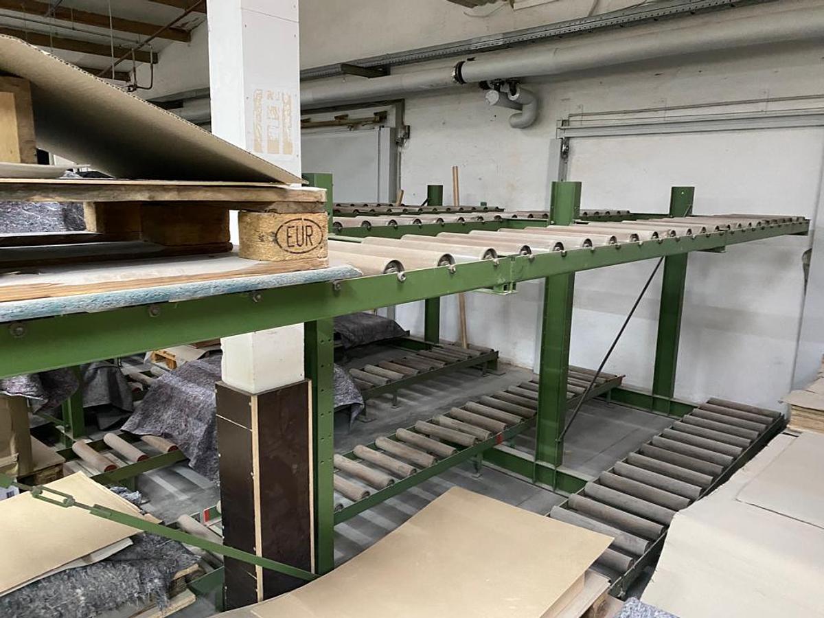 Used Rollenbahn ca. 470 m Schwerkraft ohne Antrieb