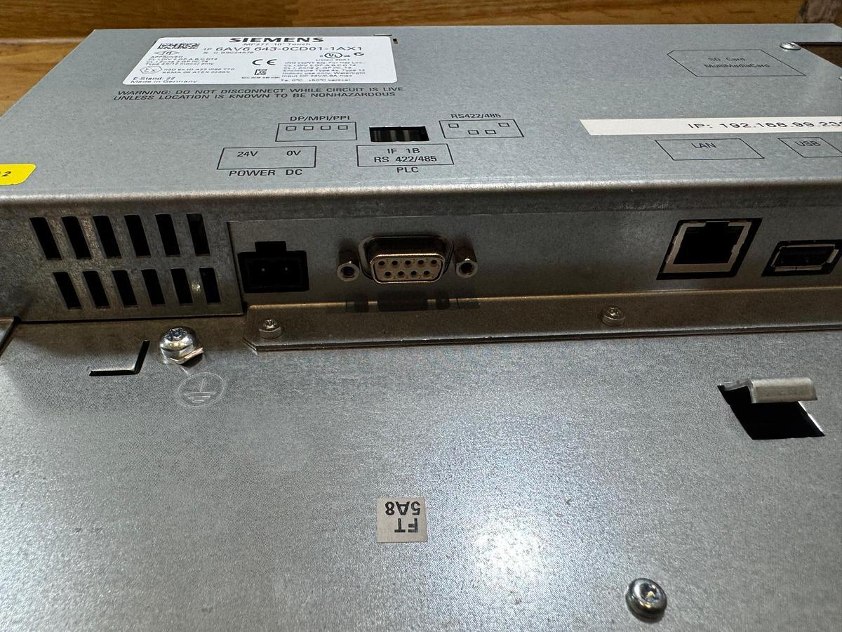 Used Simatic Multi Panel Touch Siemens