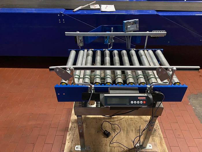 Gebraucht Soehnle Waage/Fördertechnik Waage, Modell: SNR215158 inklusive Motor und Rollenbahn Overbeck 