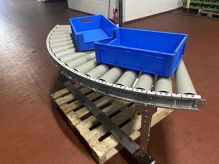 Gebraucht 2017 SSI Schäfer Rollenbahnkurve/ Kurvenförderer 90 Grad/ Rollenbahn