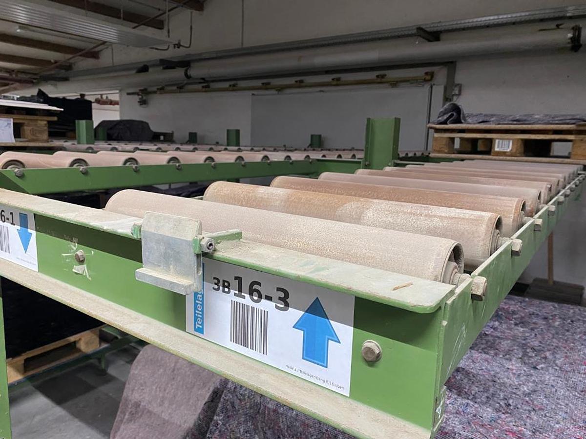 Used Rollenbahn ca. 470 m Schwerkraft ohne Antrieb