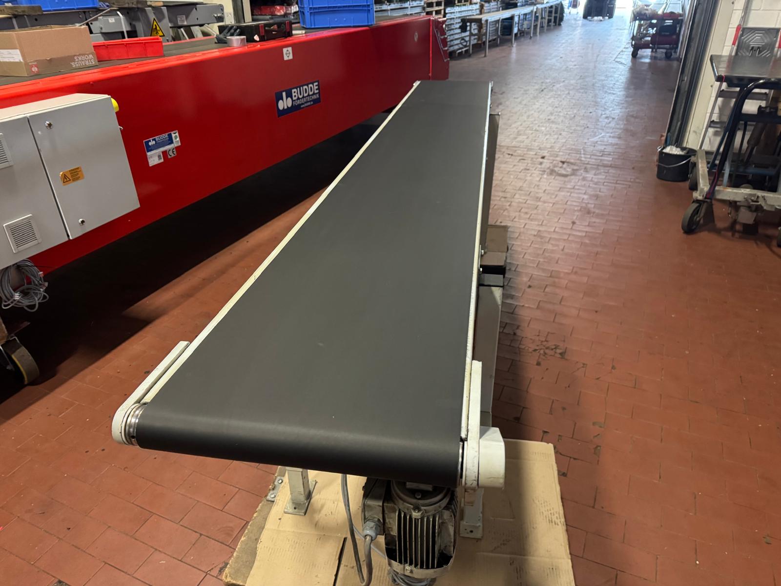 Used Schunk Gurtbandförderer, Gurtband, Förderband 3070 mm