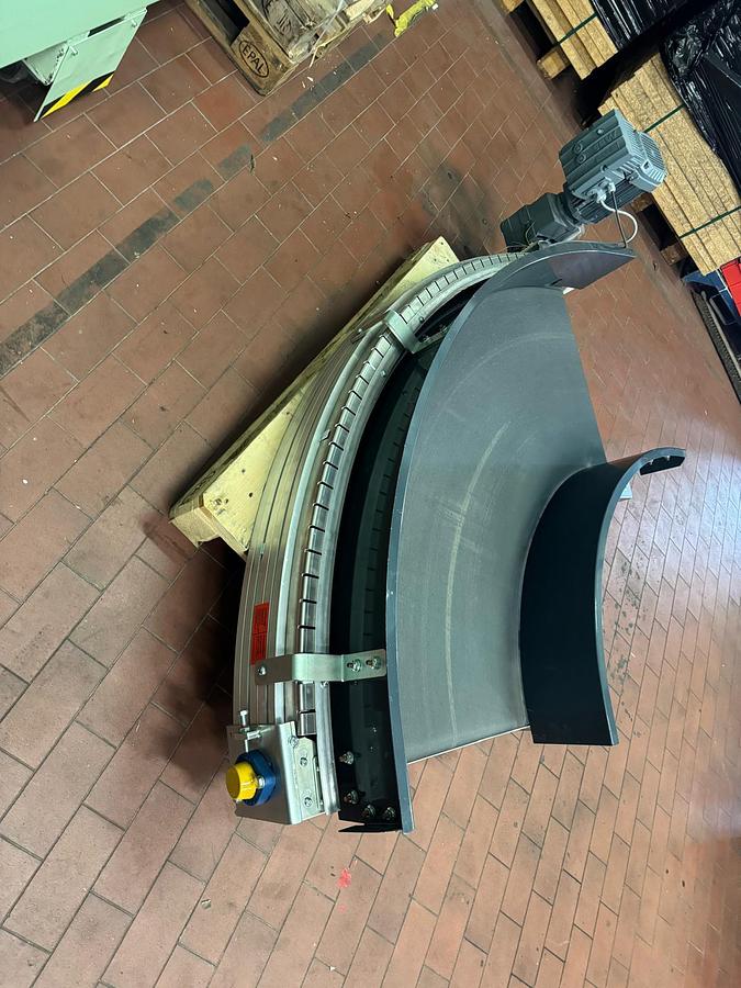 Used 2020 Transnorm Kurvengurtbandförderer, Gurtbandkurve 90 Grad