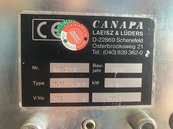 Gebraucht 2002 Canapa (Laeisz-Lueders) T-55 KLebstreifenmaschine/ Kartonverschließer